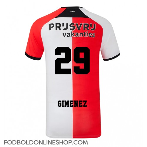 Feyenoord Santiago Gimenez #29 Hjemmebanetrøje 2024-25 Kortærmet